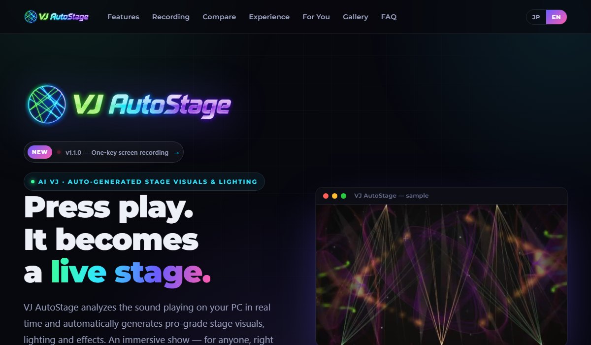 VJ AutoStage website